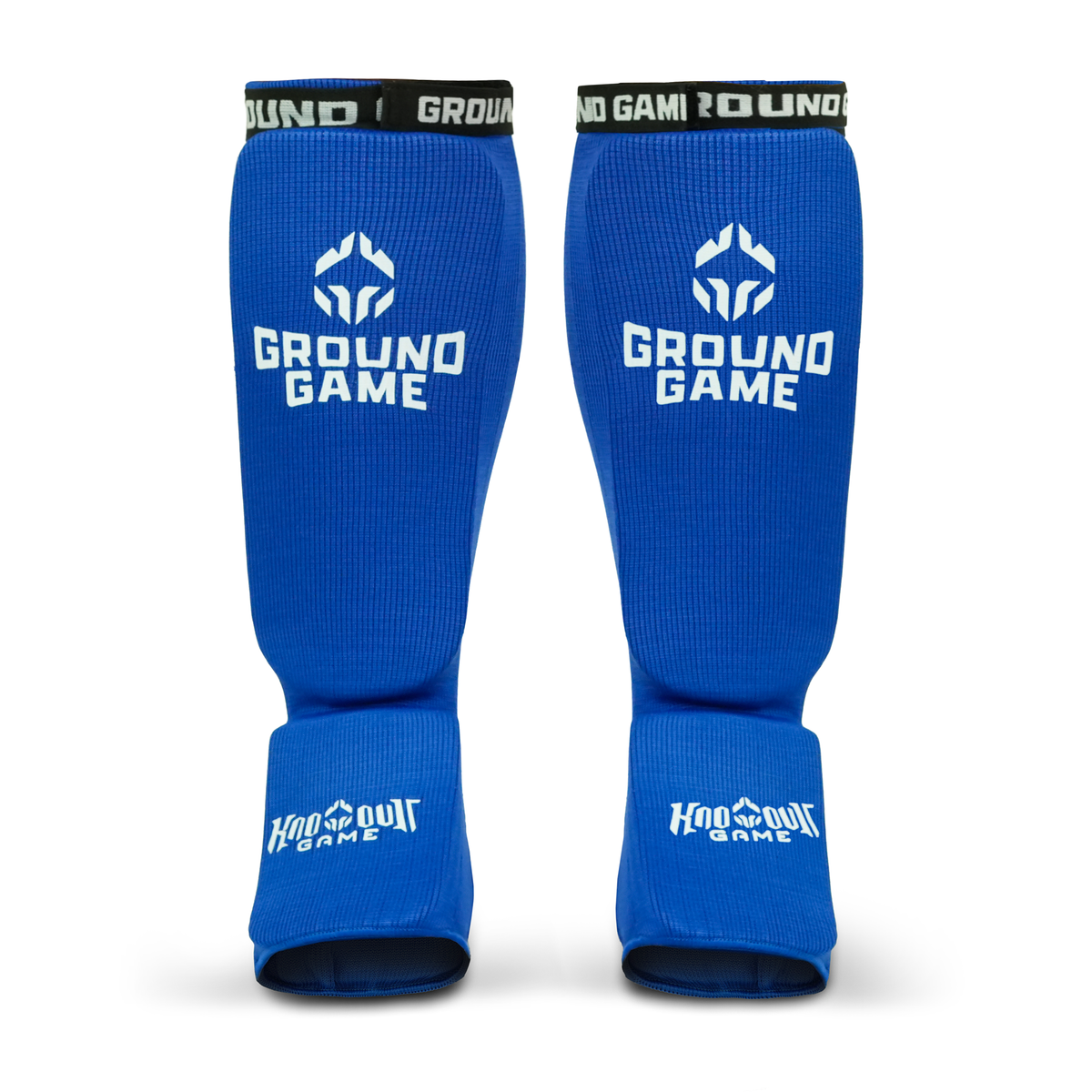 Elastische Schienbeinschoner Classic (Blau)