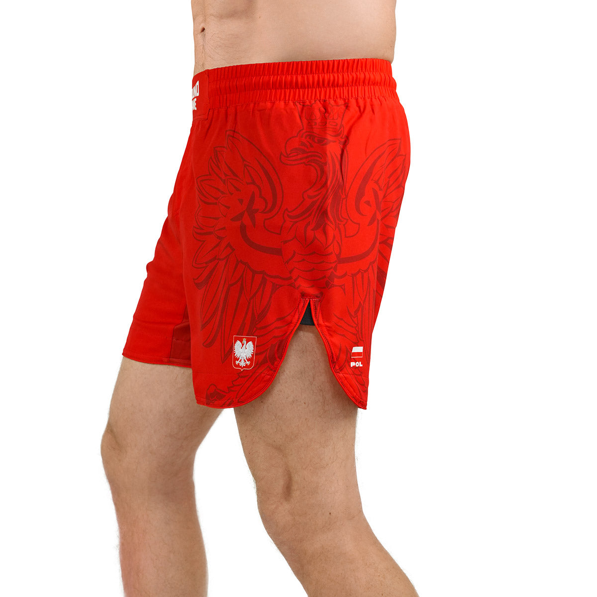 Leichte MMA-Shorts Polen 3.0 (Rot)