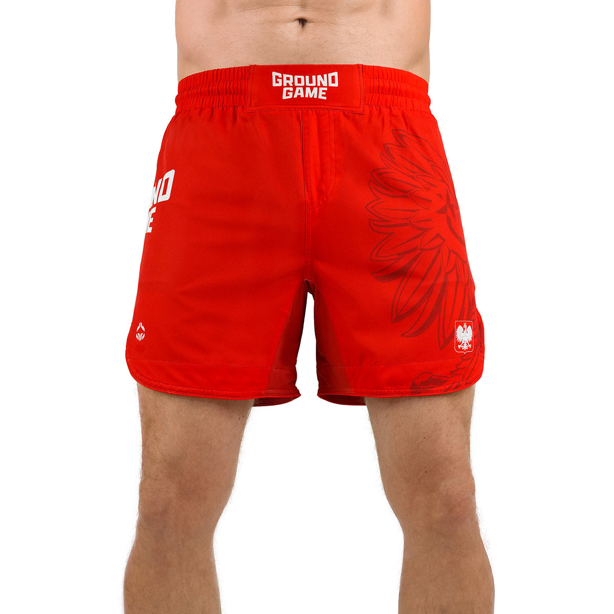 Leichte MMA-Shorts Polen 3.0 (Rot)