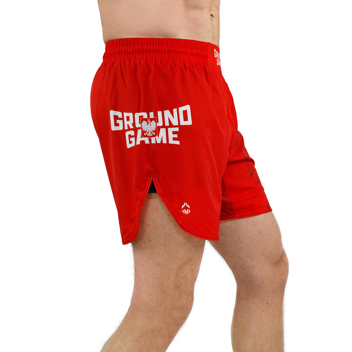 Leichte MMA-Shorts Polen 3.0 (Rot)
