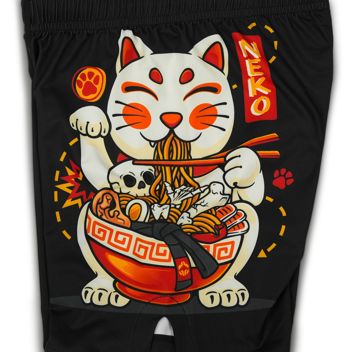 Kinder-Trainingsshorts Ramen Cat