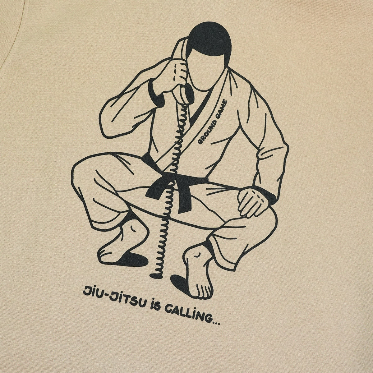 Hoodie Jiu-Jitsu is Calling x Noize (Beige)