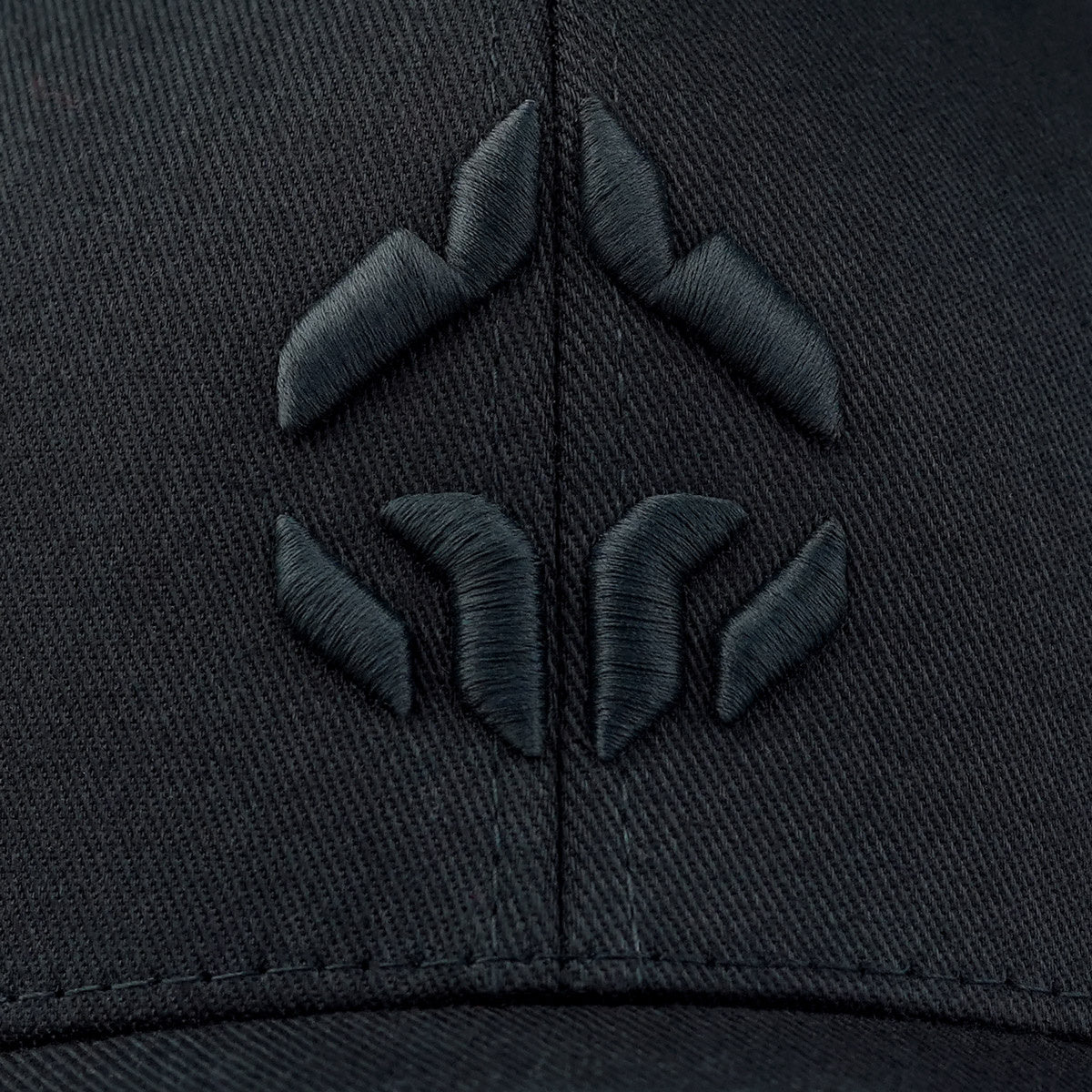 Trucker-Cap mit 3D-Logo Shadow (Schwarz)