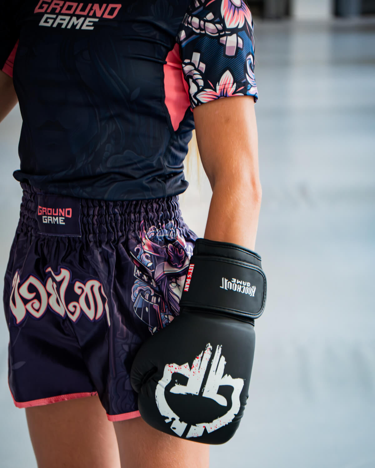 Damen-Muay-Thai-Shorts Asami