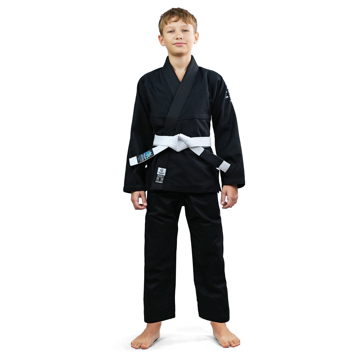 BJJ-Kinder-Gi Spartan (Schwarz)
