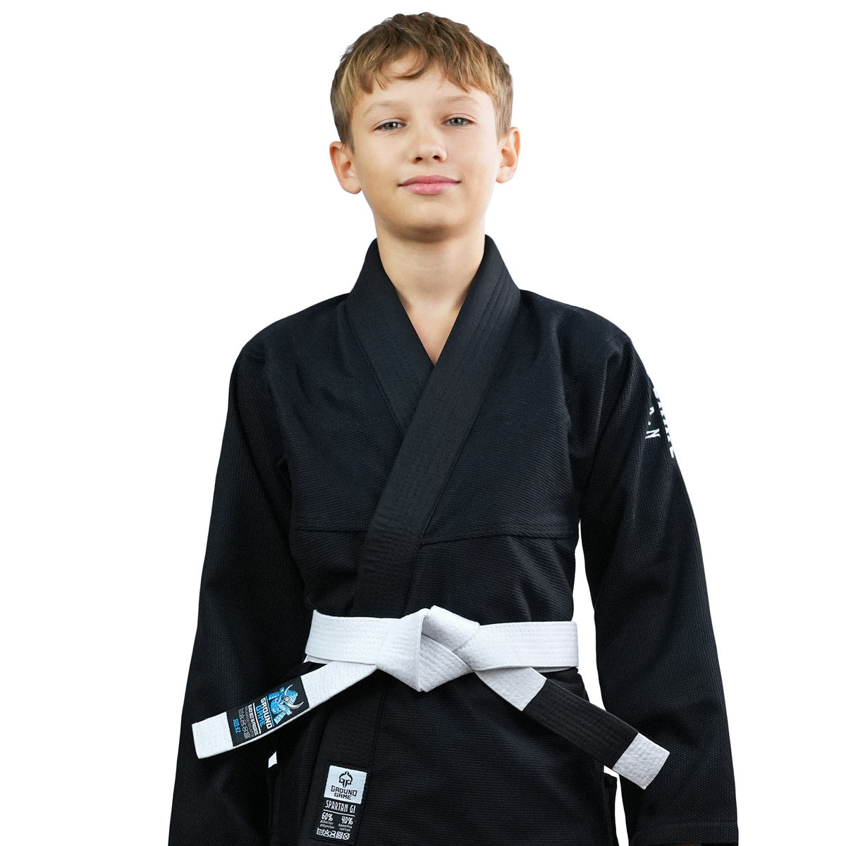 BJJ-Kinder-Gi Spartan (Schwarz)