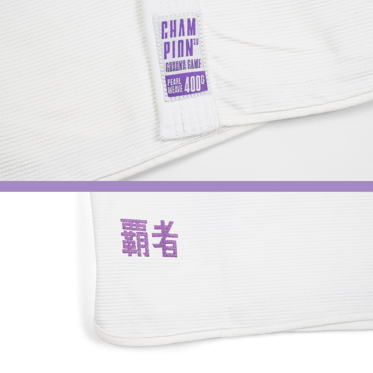 Damen-BJJ-Gi Champion 3.0 Lavender (Weiß) + Gürtel GRATIS