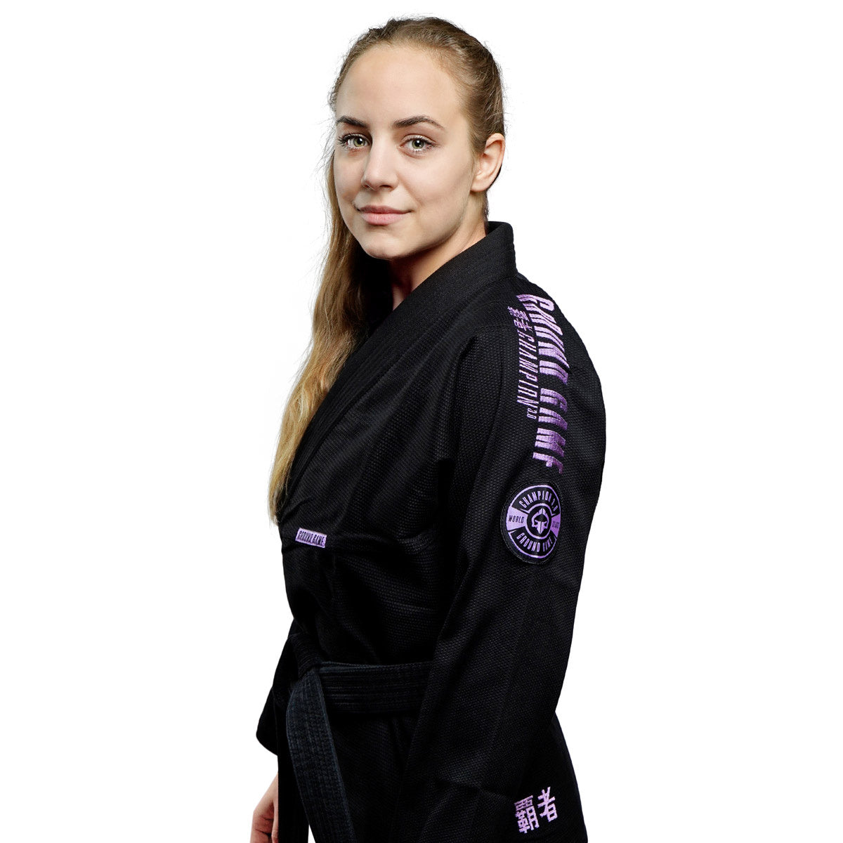 Damen-BJJ-Gi Champion 3.0 Lavender (Schwarz) + Gürtel GRATIS