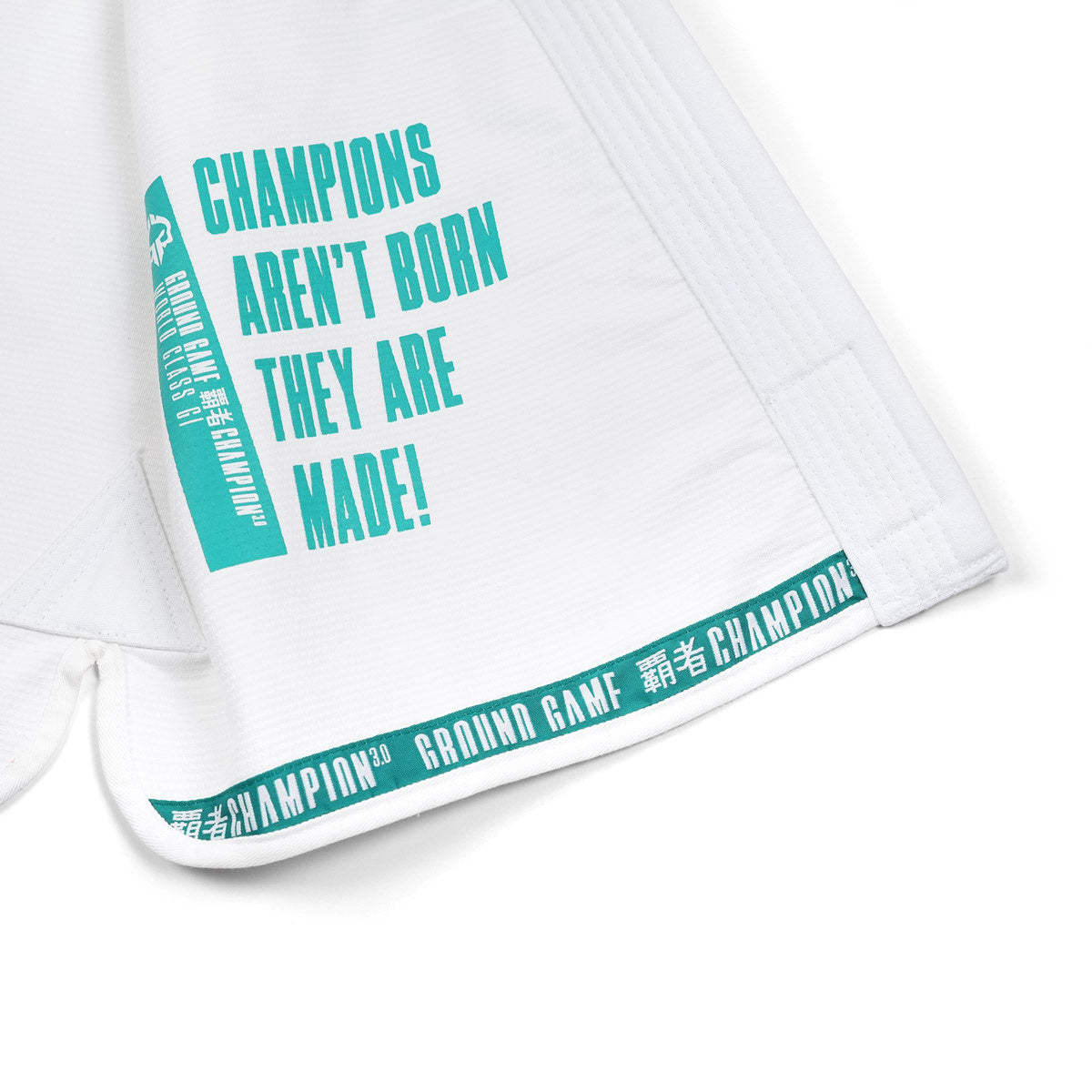 Damen-BJJ-Gi Champion 3.0 Mint (Weiß) + Gürtel GRATIS
