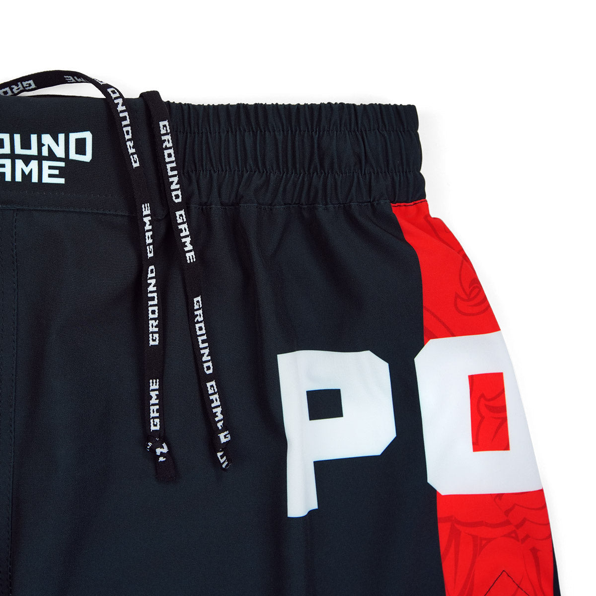 Leichte MMA-Shorts Polska 2.0 (Schwarz)