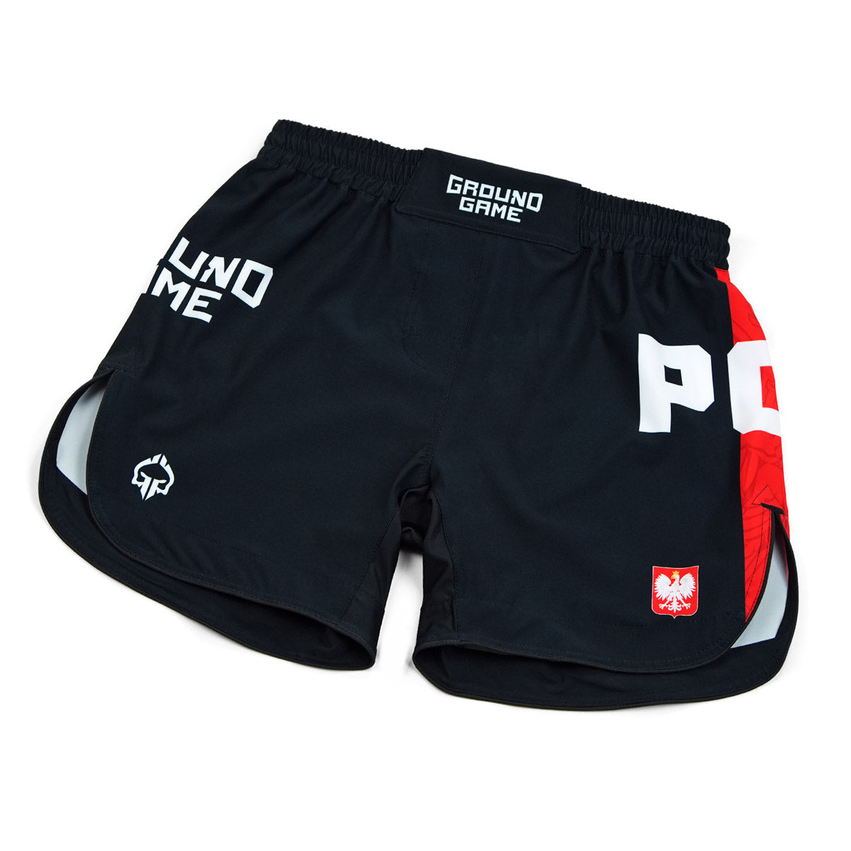 Leichte MMA-Shorts Polska 2.0 (Schwarz)