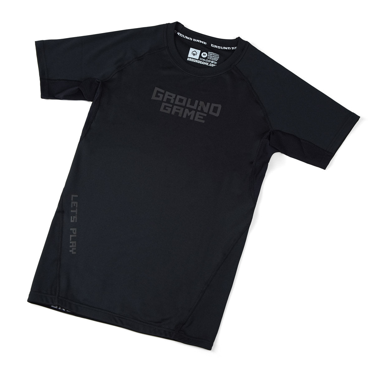 Rashguard Athletic Shadow Black kurzarm