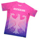 Rashguard Deutschland, kurzarm (Rosa)