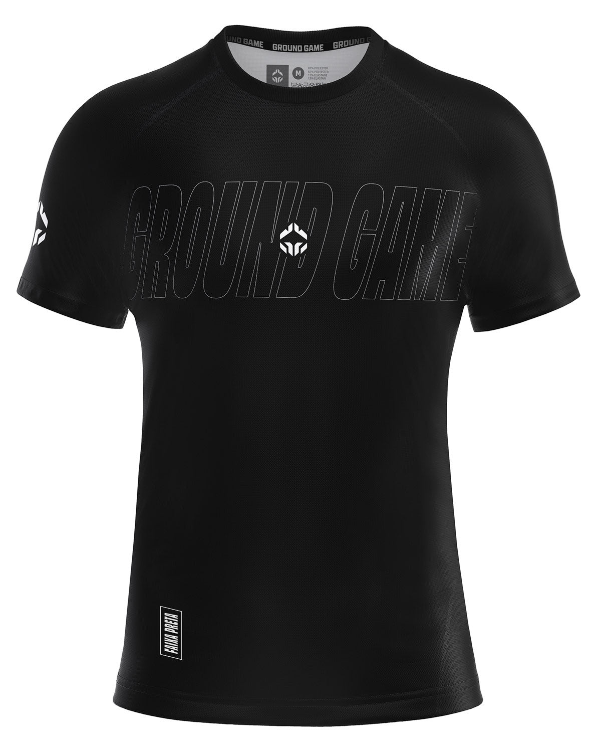 IBJJF-Rashguard 2.0 für BJJ (Schwarz)