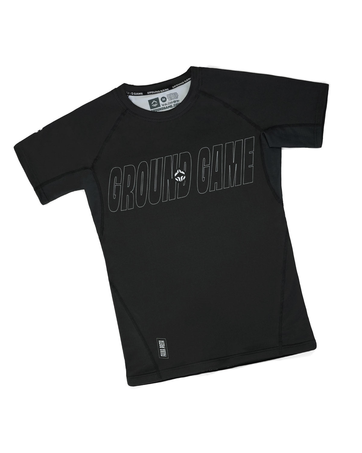IBJJF-Rashguard 2.0 für BJJ (Schwarz)