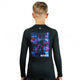 Kinder-Rashguard Cyber Samurai langarm