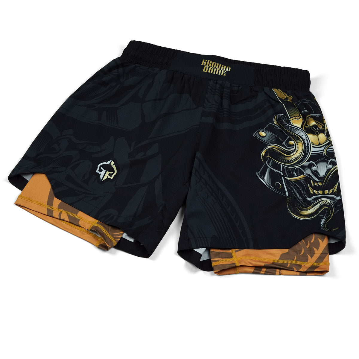 2-in-1-Trainingsshorts Oni Samurai