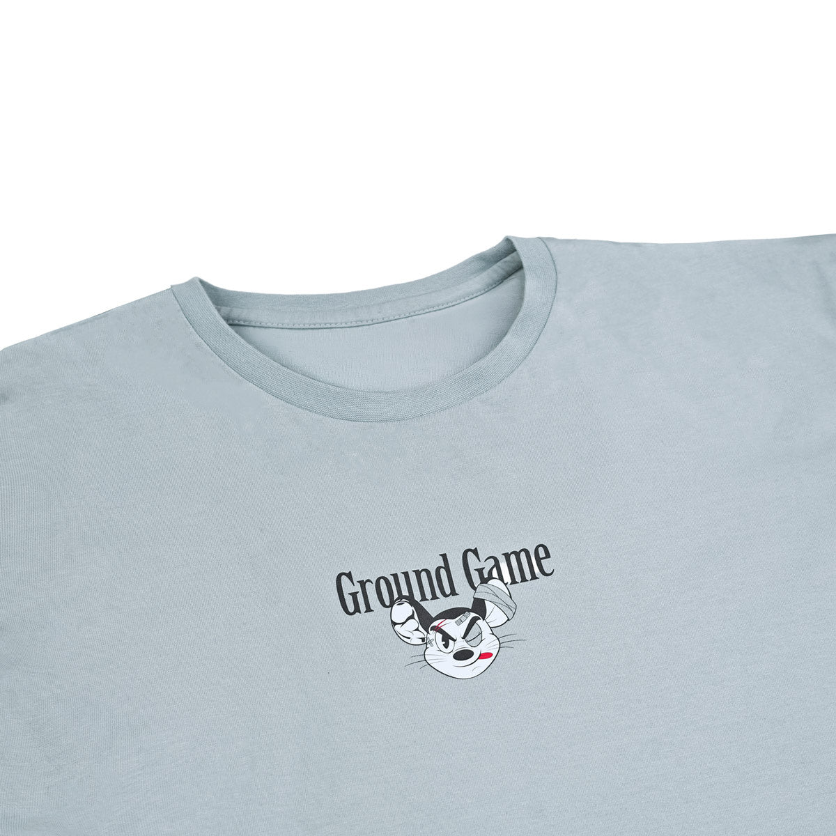 Oversize-T-Shirt Almighty Mouse (Blaugrau)