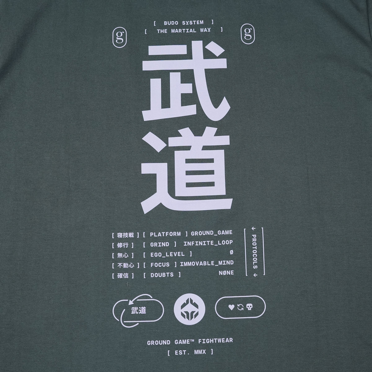 Oversize-T-Shirt Budo (Anthrazit)