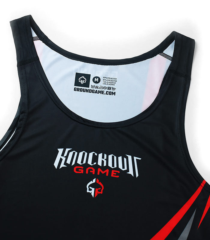 Boxer-Tanktop Knockout Game (schwarz)
