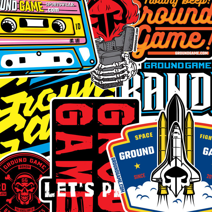 Ground Game Sticker-Set, 8-teilig