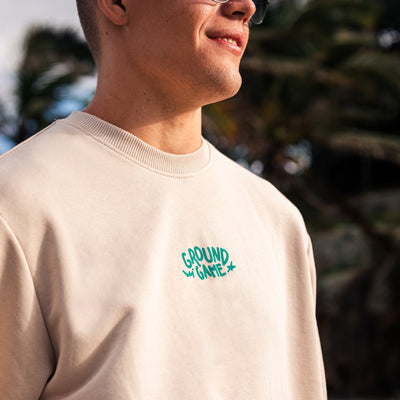 Crewneck-Sweatshirt Fukutsu (Beige)
