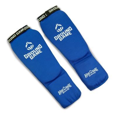Elastische Schienbeinschoner Classic (Blau)