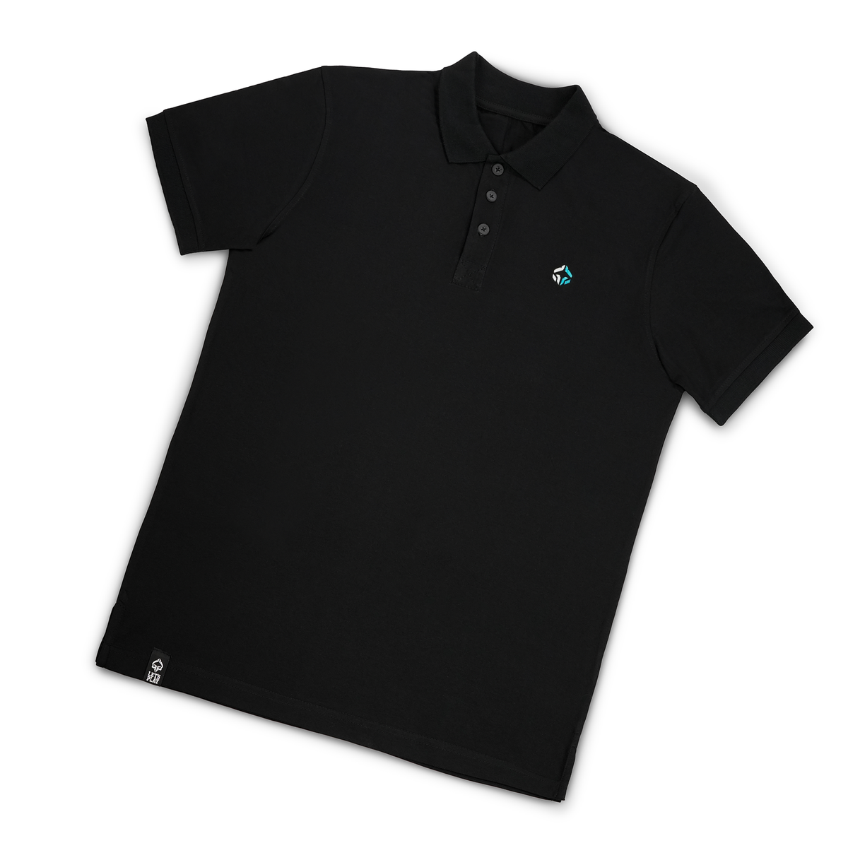 Polo-Shirt Minimal (Schwarz)