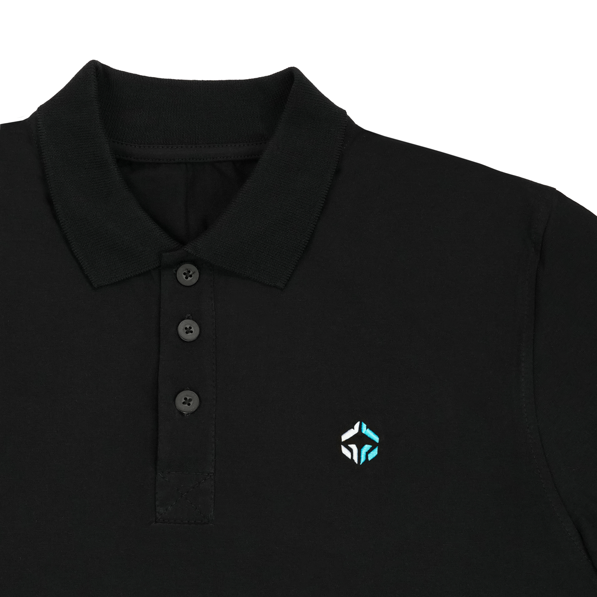 Polo-Shirt Minimal (Schwarz)