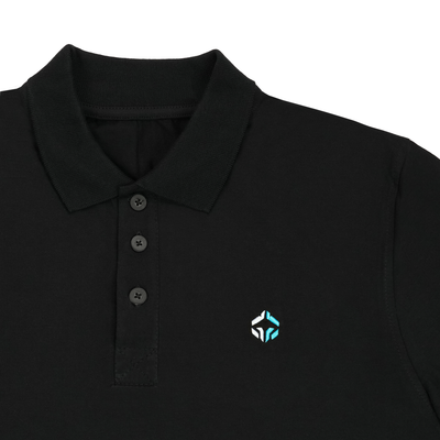 Polo-Shirt Minimal (Schwarz)