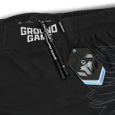 Leichte MMA-Shorts Polen 3.0 (Schwarz)