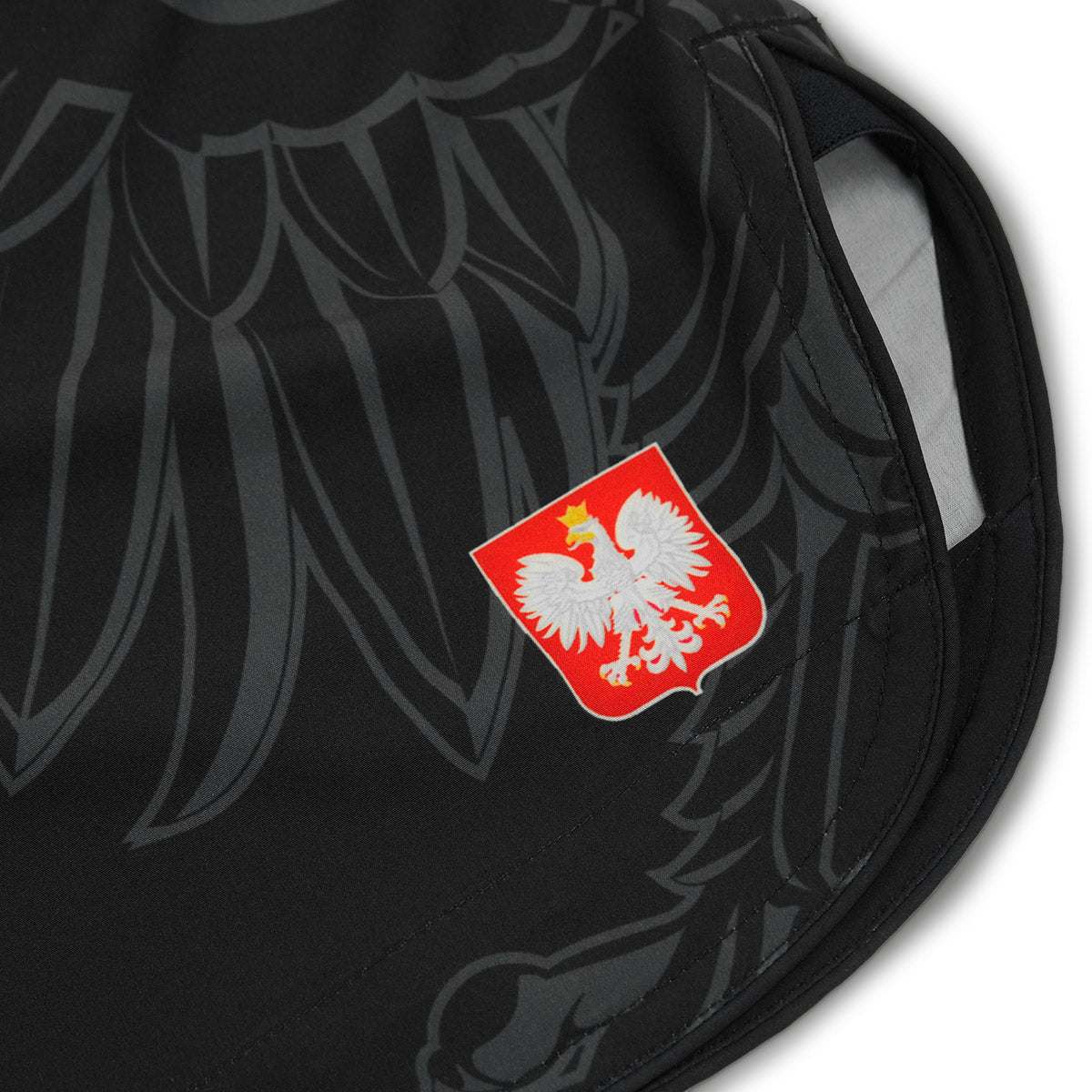 Leichte MMA-Shorts Polen 3.0 (Schwarz)