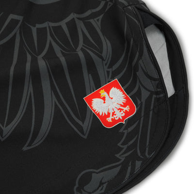 Leichte MMA-Shorts Polen 3.0 (Schwarz)