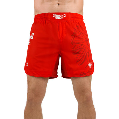 Leichte MMA-Shorts Polen 3.0 (Rot)