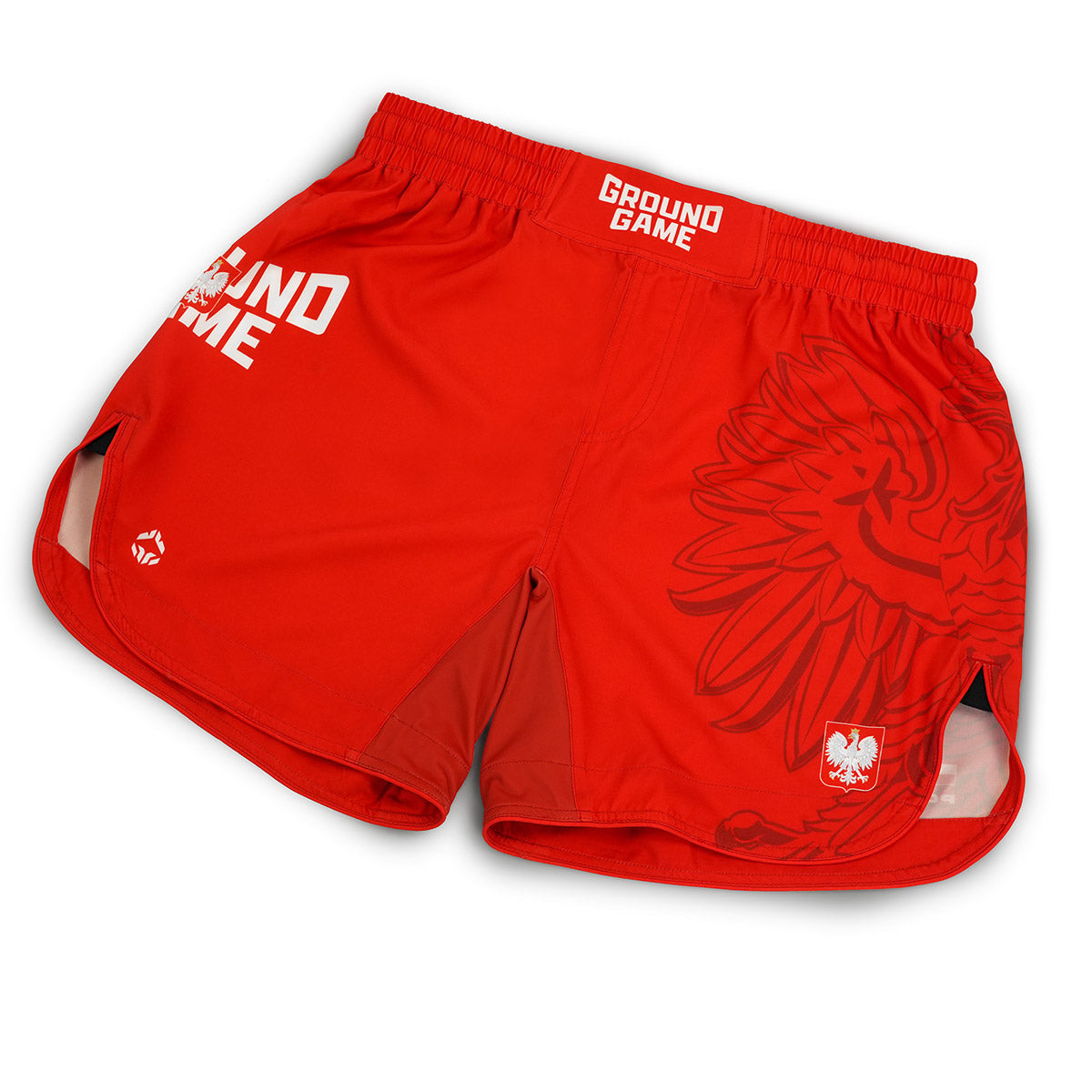 Leichte MMA-Shorts Polen 3.0 (Rot)