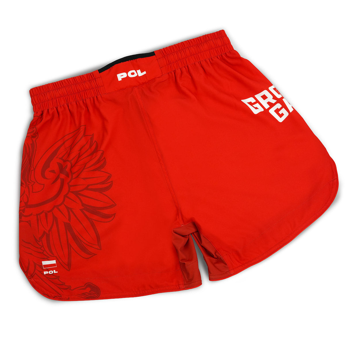 Leichte MMA-Shorts Polen 3.0 (Rot)