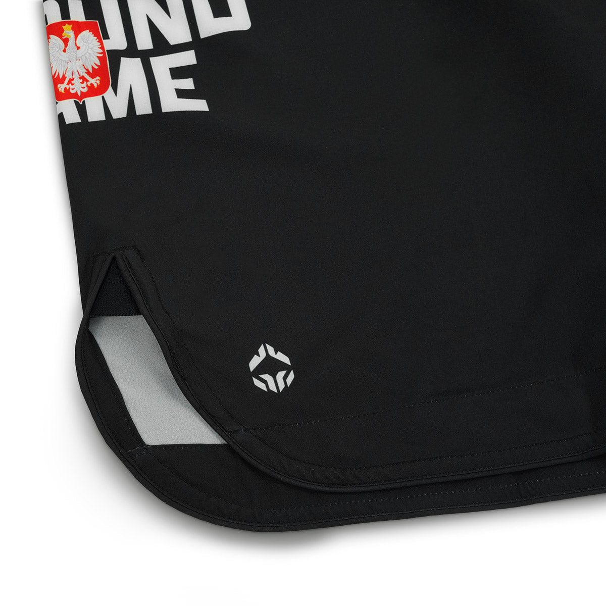 Leichte MMA-Shorts Polen 3.0 (Schwarz)