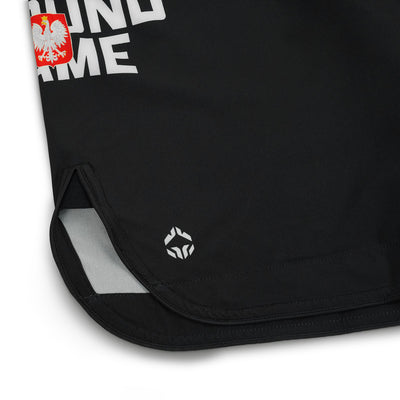 Leichte MMA-Shorts Polen 3.0 (Schwarz)