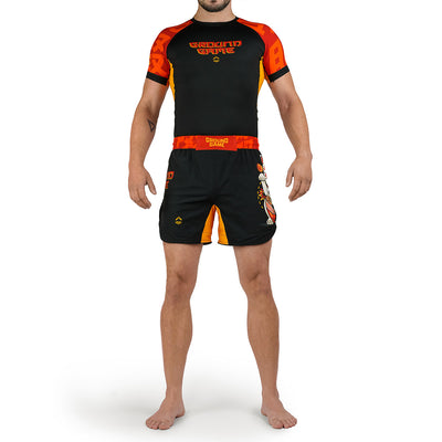Leichte MMA-Shorts Ramen Cat