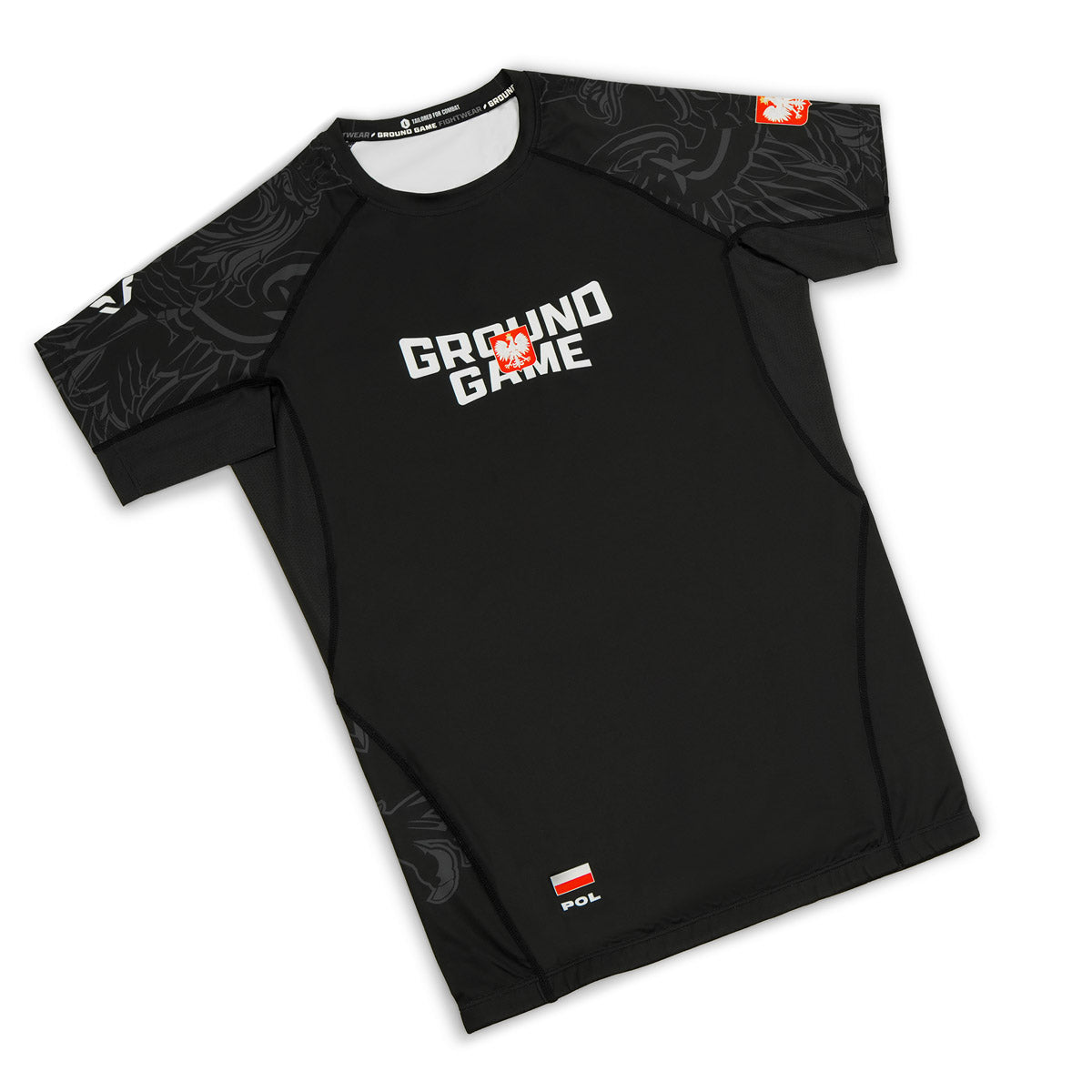 Rashguard Polen 3.0 kurzarm (Schwarz)