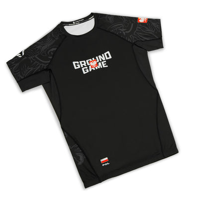 Rashguard Polen 3.0 kurzarm (Schwarz)