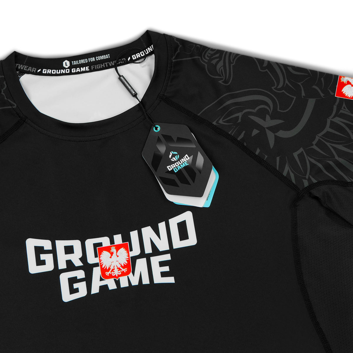 Rashguard Polen 3.0 kurzarm (Schwarz)