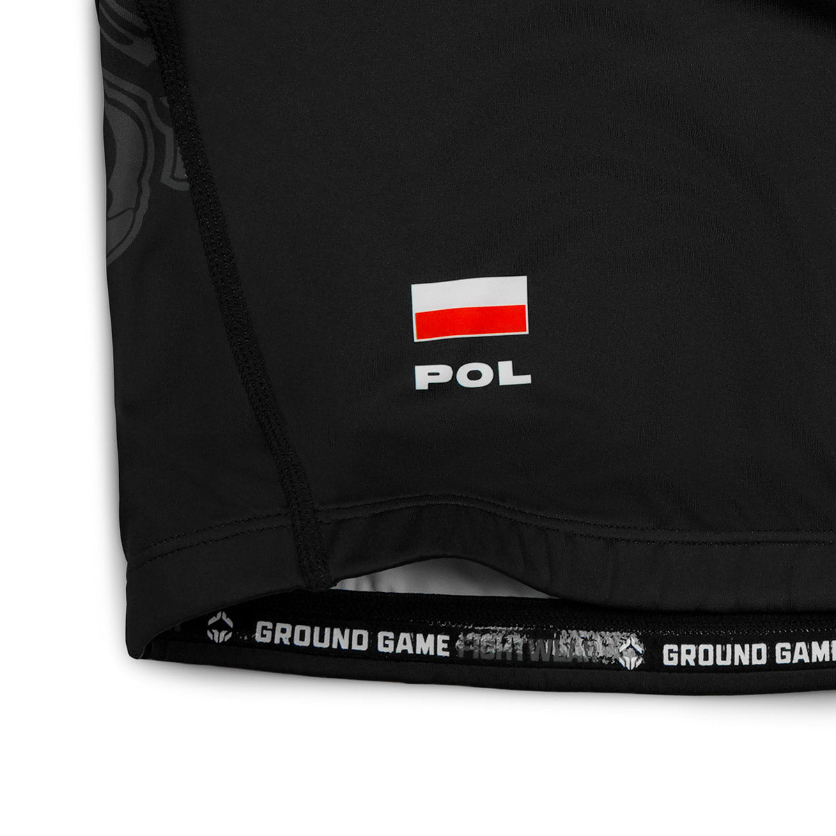 Rashguard Polen 3.0 kurzarm (Schwarz)