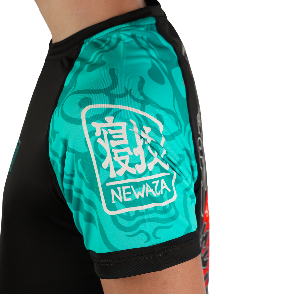  Kinder-Rashguard Fukutsu kurzarm