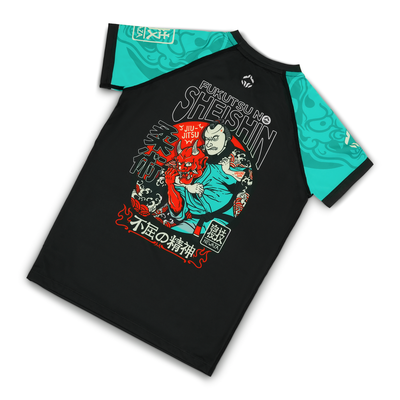  Kinder-Rashguard Fukutsu kurzarm