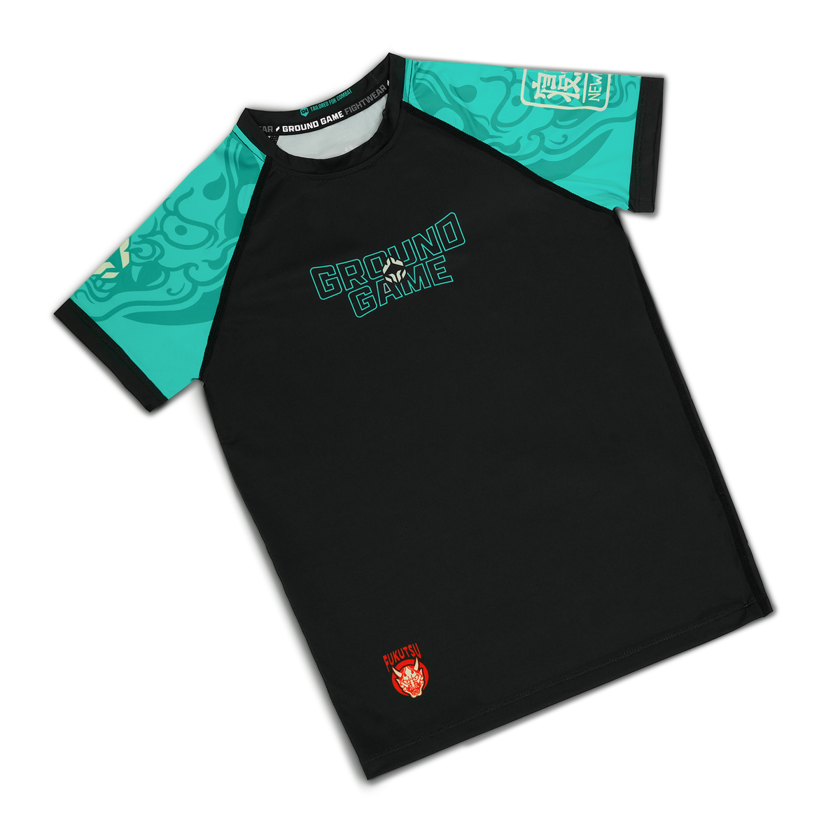  Kinder-Rashguard Fukutsu kurzarm