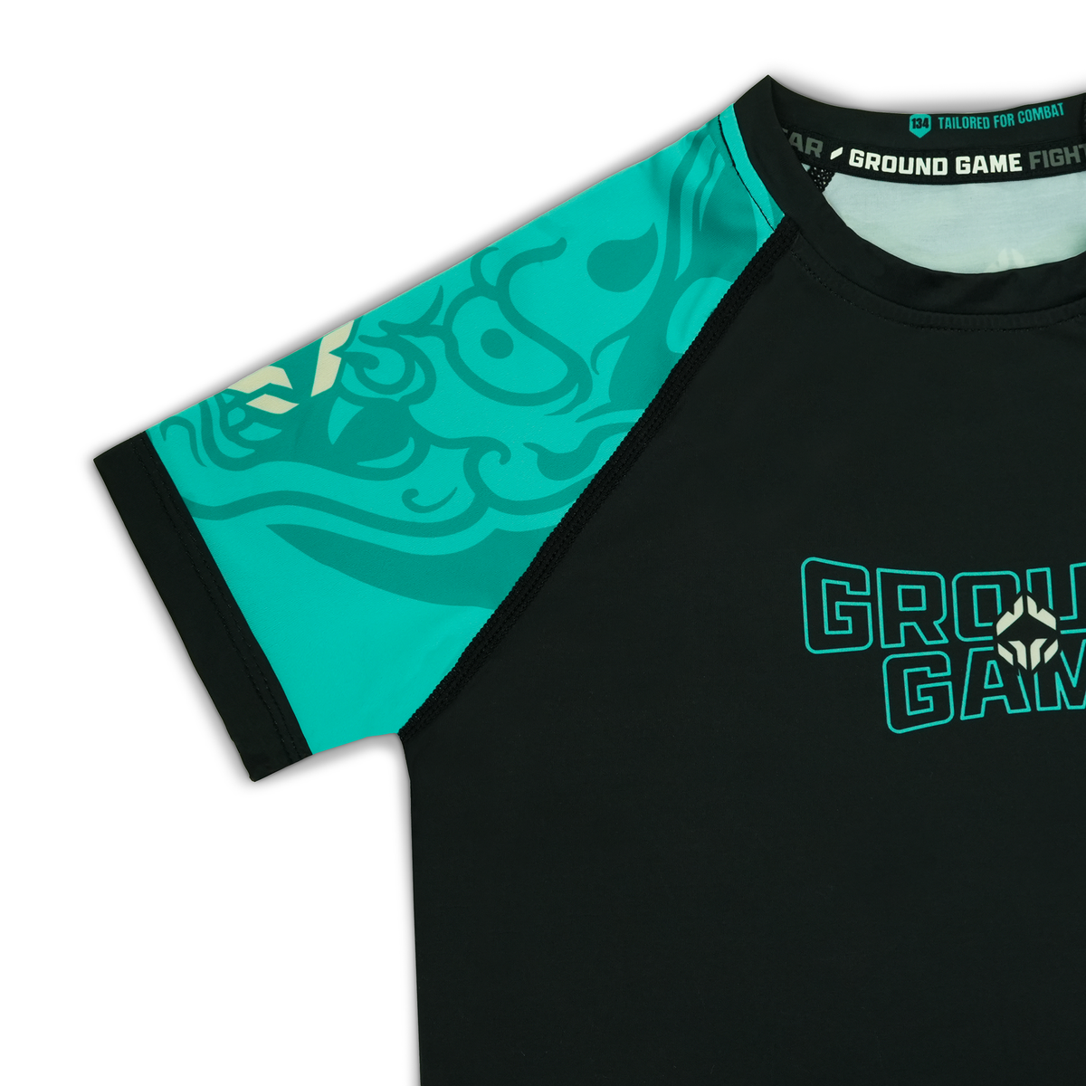  Kinder-Rashguard Fukutsu kurzarm