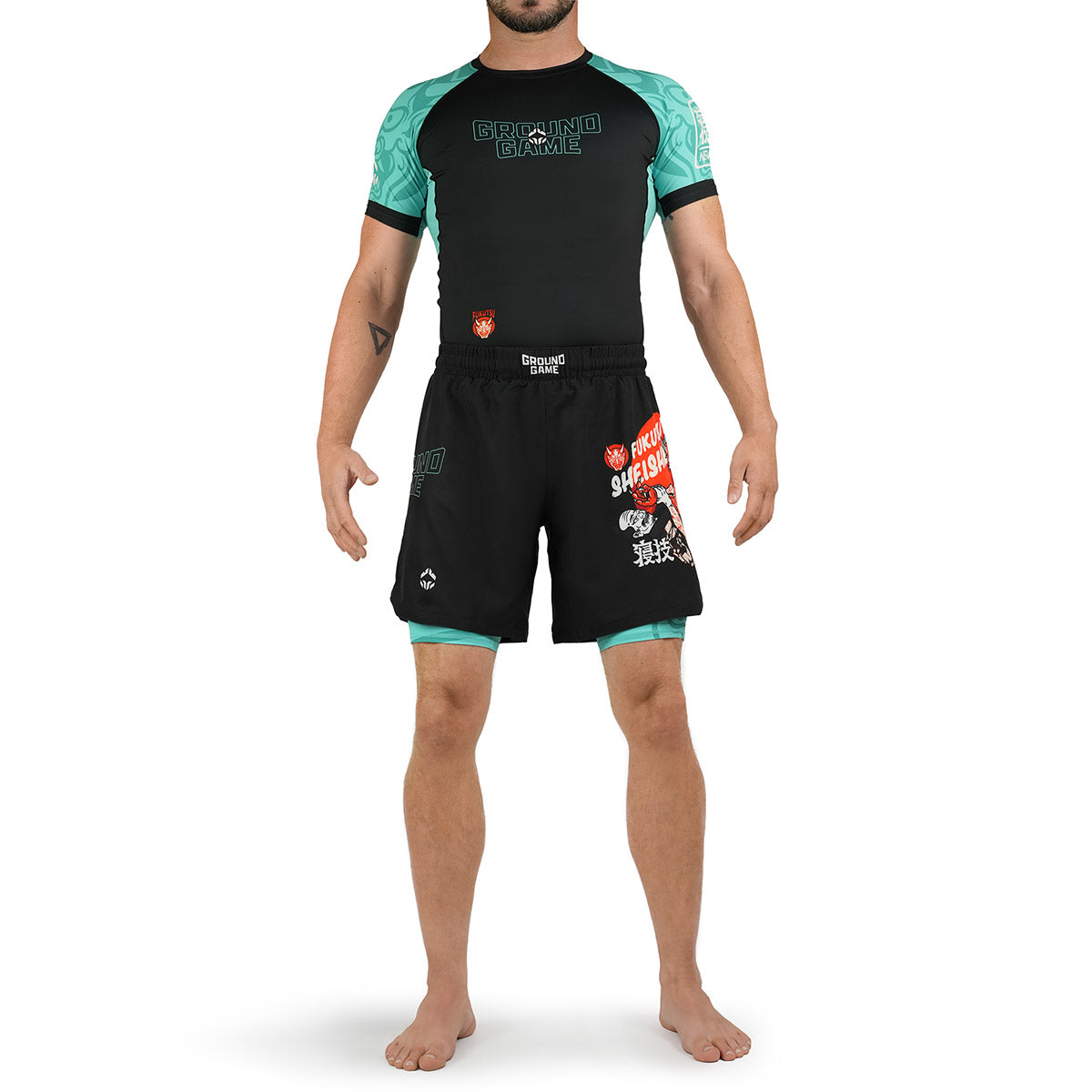 2-in-1-Trainingsshorts Fukutsu