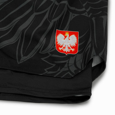 2-in-1-Trainingsshorts  Polen 3.0 (Schwarz)