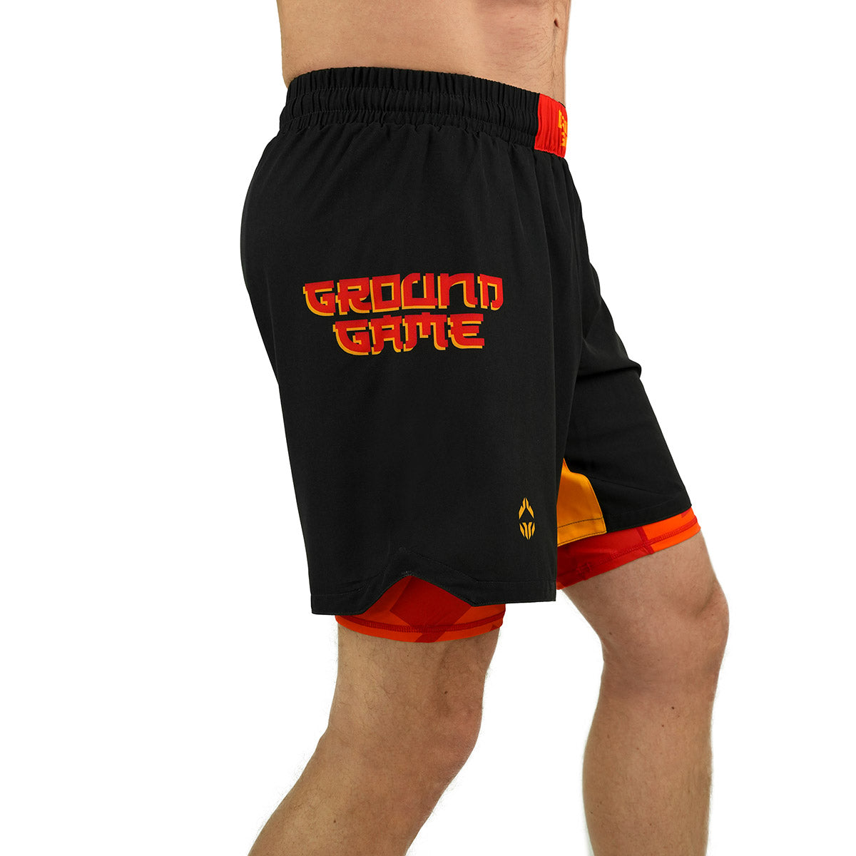 2-in-1-Trainingsshorts Ramen Cat